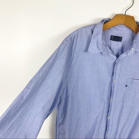 Polo Jeans Company Men's Blue Button Down Shirt - Picture 5 of 6